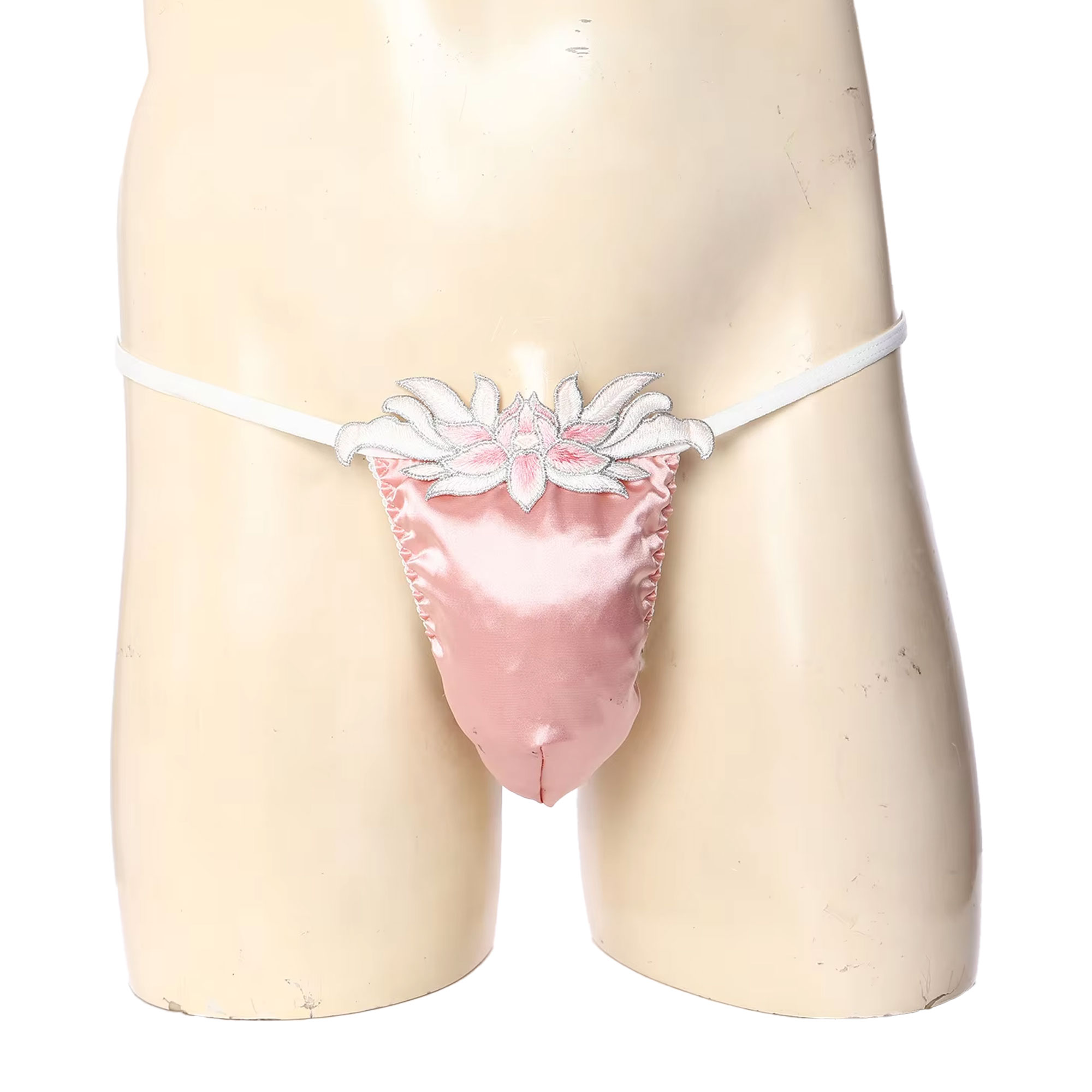 Embroidery Underwear - ملابس داخلية رجالية مثيرة: ثونغ تي-باك