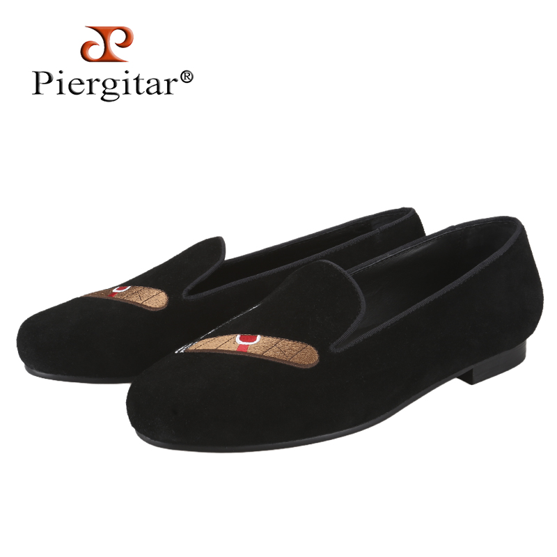 Embroidery On Leather - أحذية موكاسين رجالية جديدة من Piergitar