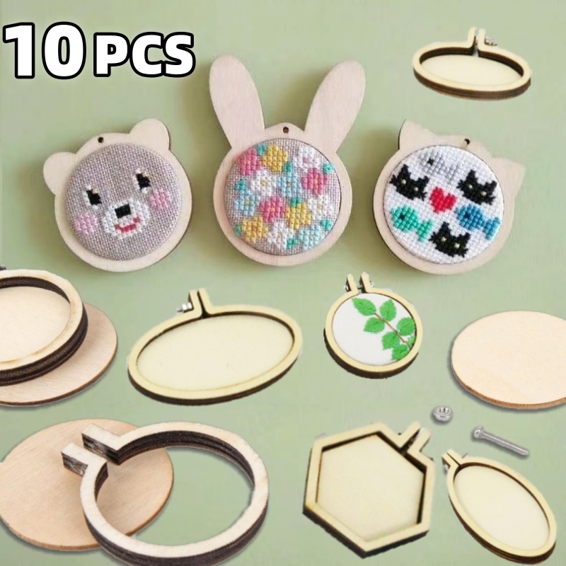 Embroidery Hooping - حلقة خشبية مطرزة صغيرة ، دائرية