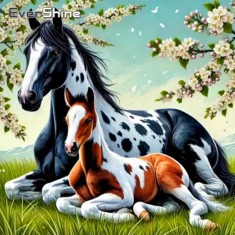 Embroidery Design Patterns Flowers - إيفرشاين لوحة تطريز متقاطع مطبوعة على