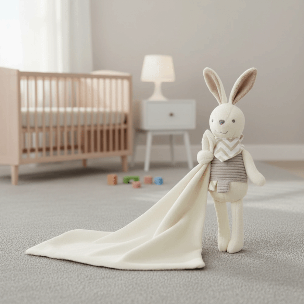 Embroidery Towel - بطانية أطفال مربعة الشكل على شكل