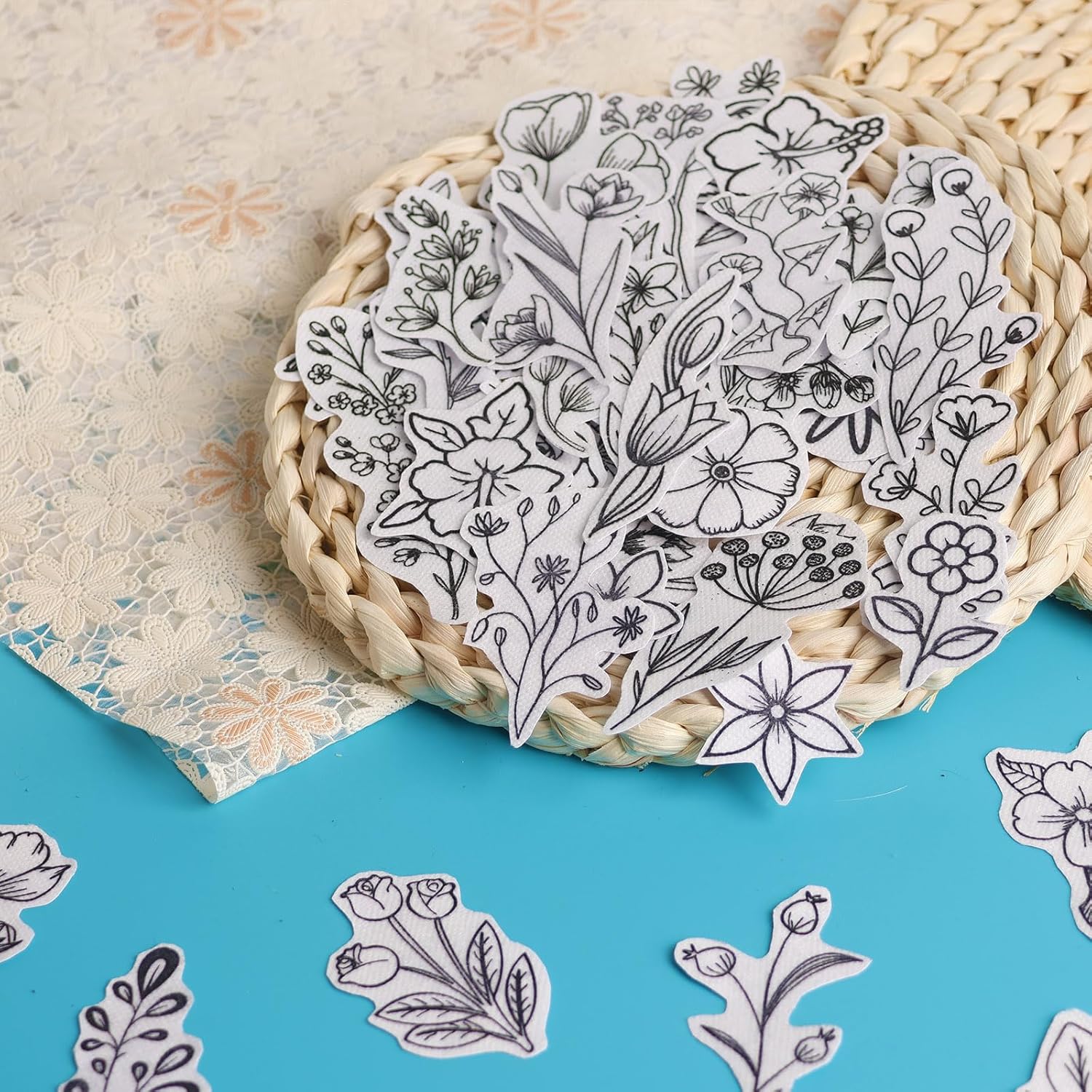 50 قطعة من مثبتات التطريز القا - مراجعة Embroidery Web وسعره