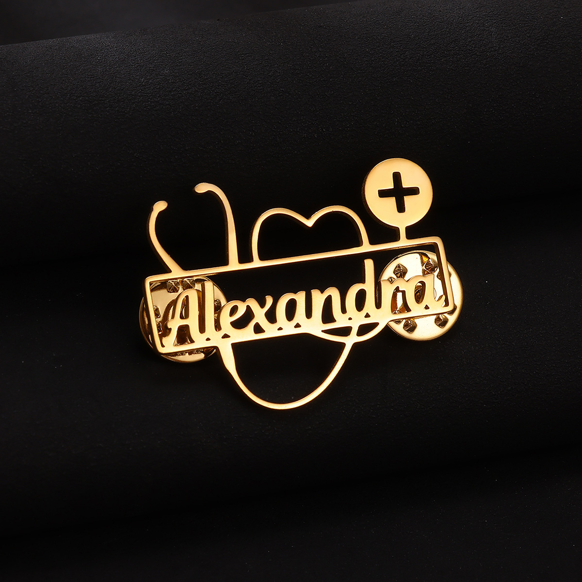 مخصص السماعة بروش شخصية القلب  - مراجعة Embroidery Icon وسعره