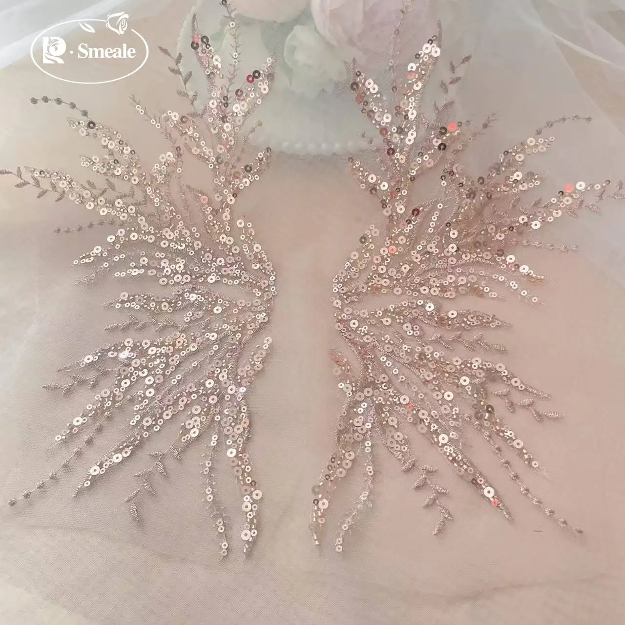 5 زوج-2 زوج. ارتفع الذهب الترت - مراجعة Embroidery Roses وسعره