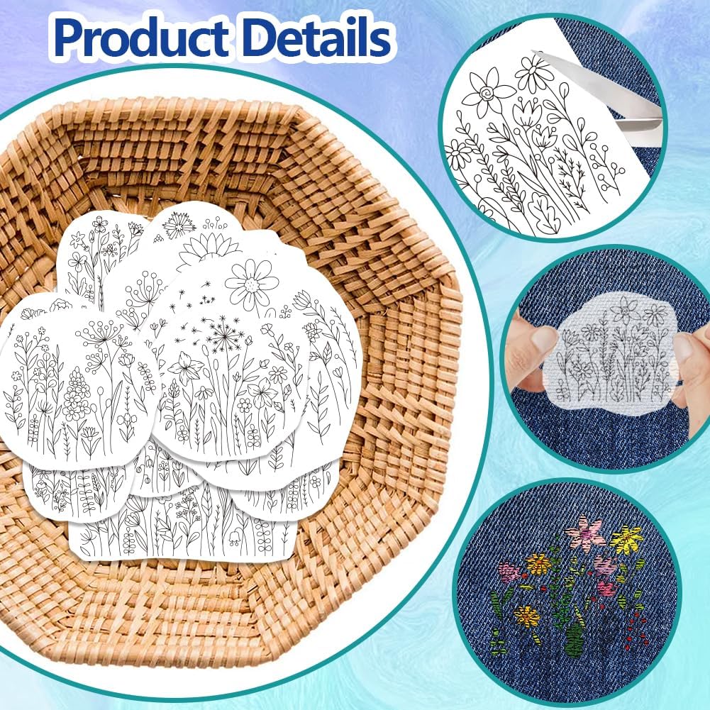 مثبتات تطريز قابلة للذوبان في  - مراجعة Embroidery Web وسعره