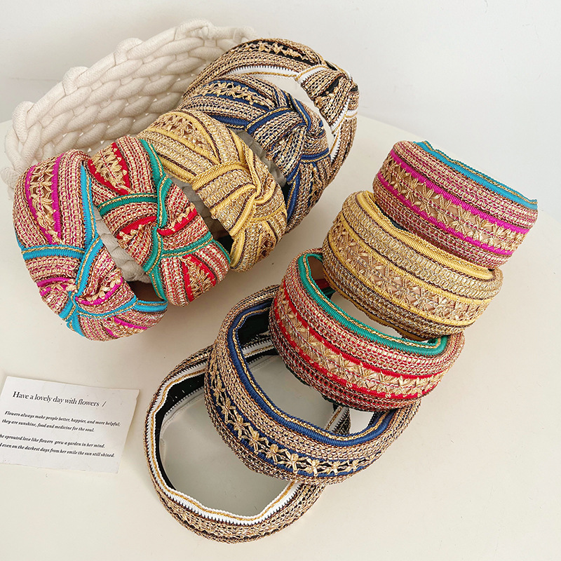 نساء بنات خمر البوهيمي التطريز - مراجعة Embroidery Knot وسعره