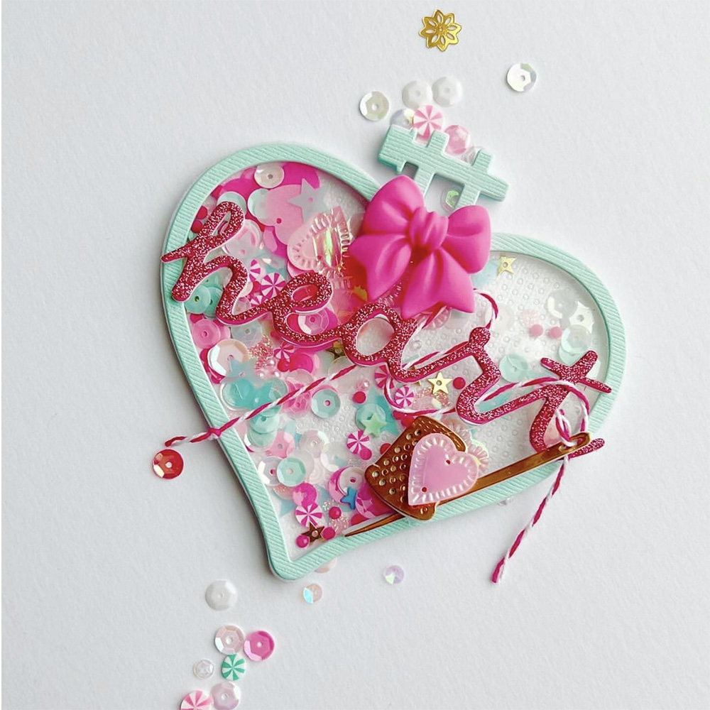 KSCRAFT-قلب التطريز هوب المعاد - مراجعة Embroidery Paper وسعره
