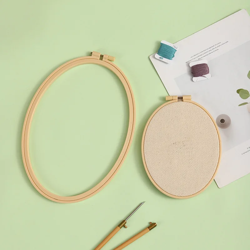 1 قطعة DIY بها بنفسك Needlecra - مراجعة Embroidery Hooping وسعره