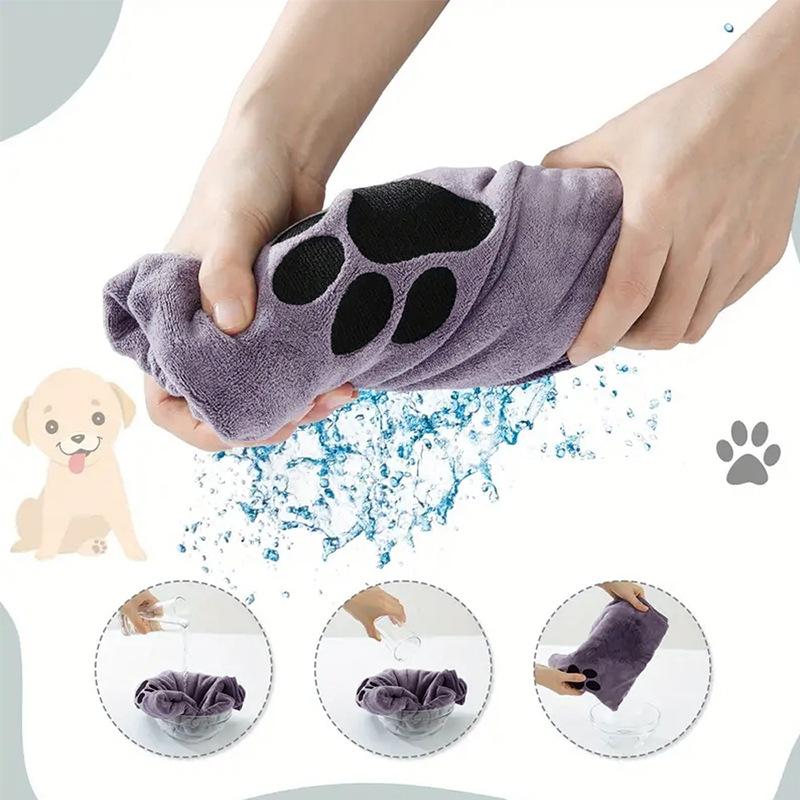 منشفة استحمام للحيوانات الأليف - مراجعة Embroidery Towel وسعره