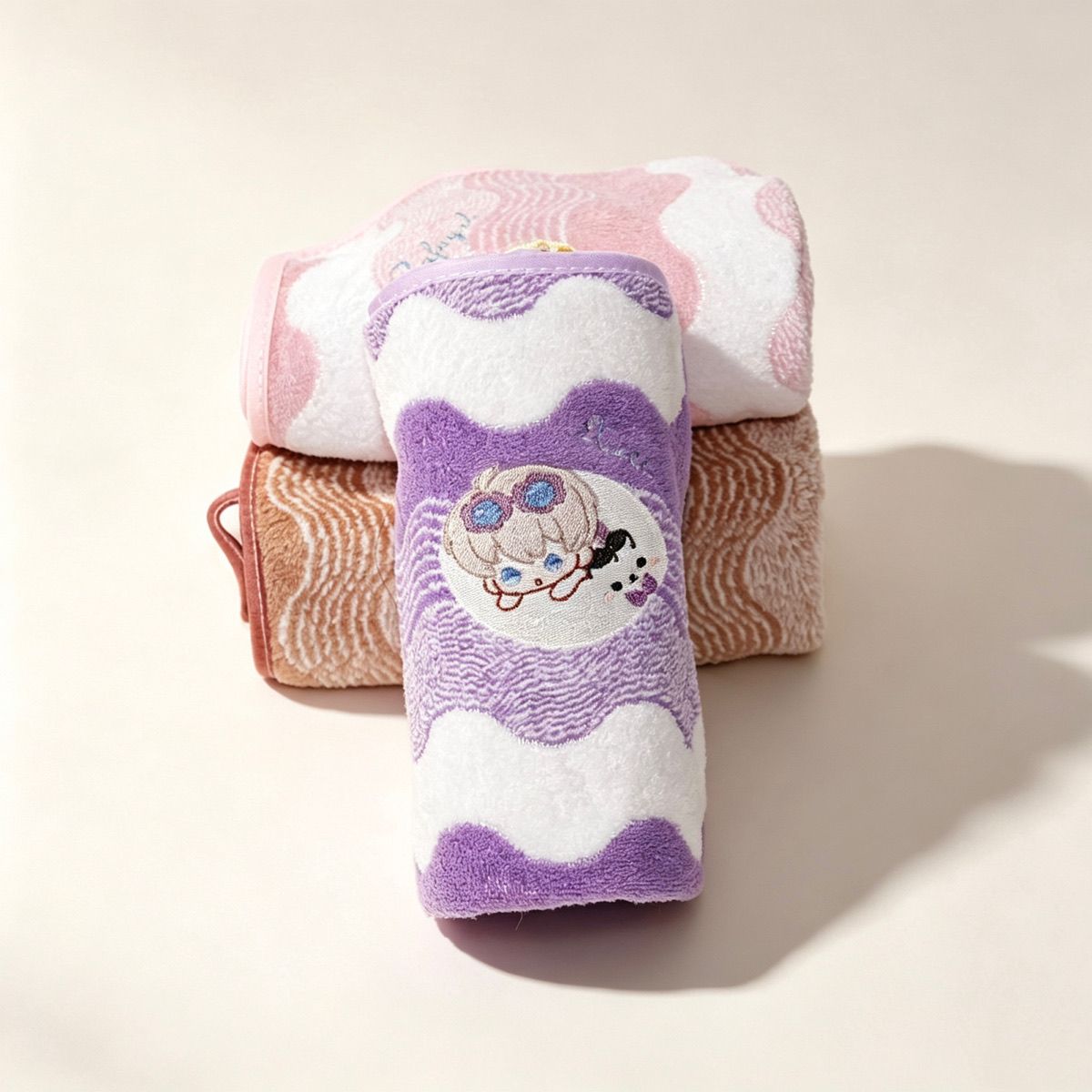 منشفة يد من الصوف المرجاني بتص - مراجعة Embroidery Towel وسعره