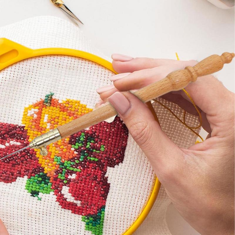 الدف طقم تطريز خشب الزان التطر - مراجعة Embroidery Beads وسعره