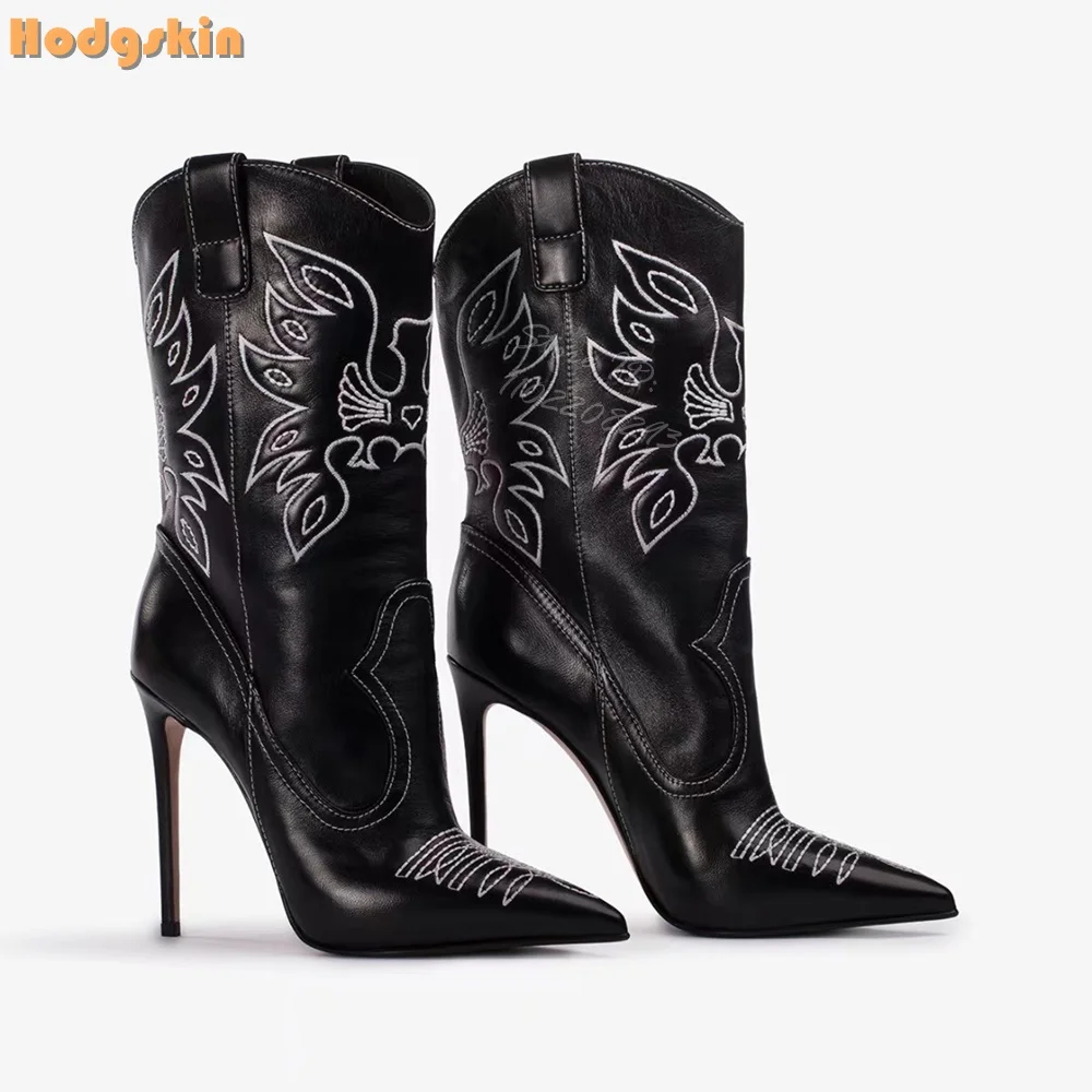 التطريز أحذية عالية الكعب أشار - مراجعة Embroidery On Leather وسعره