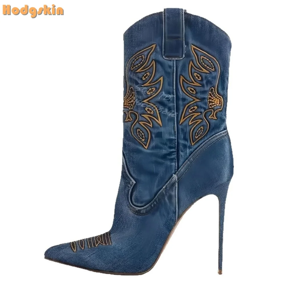 التطريز أحذية عالية الكعب أشار - مراجعة Embroidery On Leather وسعره