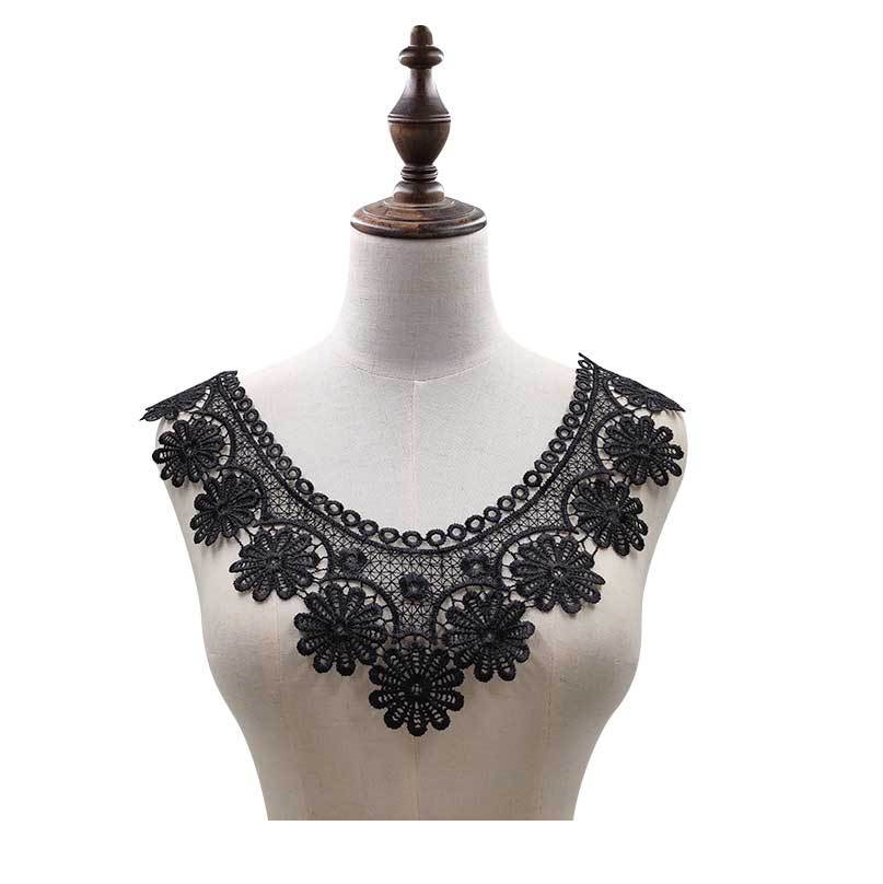 ياقة دانتيل قابلة للذوبان في ا - مراجعة Embroidery Web وسعره
