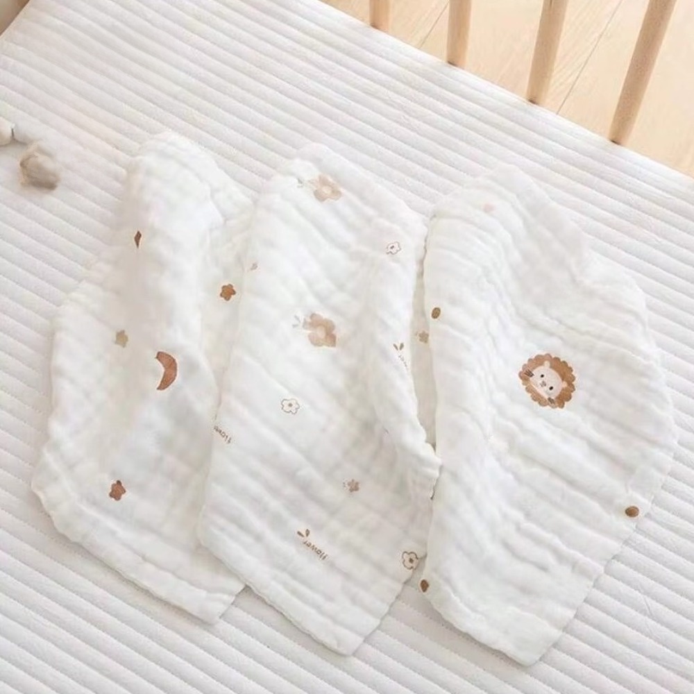 قطعتان من مناشف الأطفال القطني - مراجعة Embroidery Towel وسعره