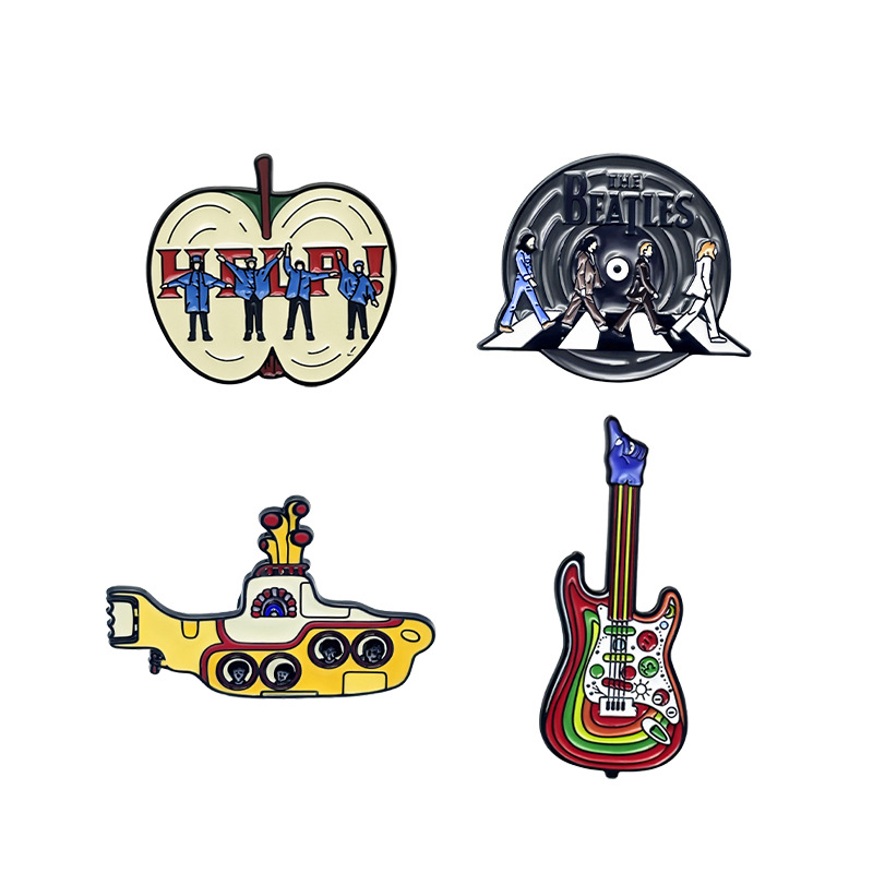 دبوس مينا بتصميم عتيق لفرقة رو - مراجعة Embroidery Icon وسعره