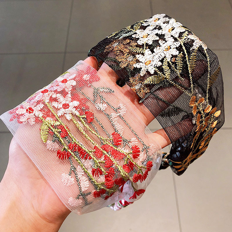 الإناث العرقية hairموجات مرنة  - مراجعة Embroidery Knot وسعره