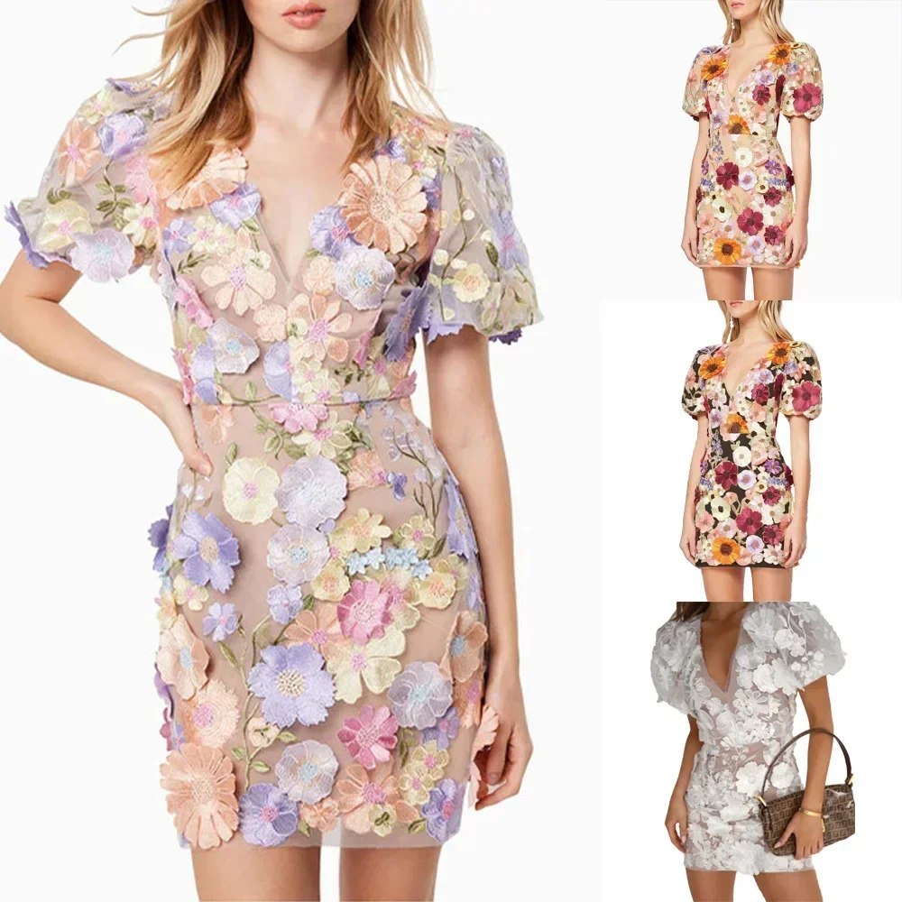 فستان مثير مطرز على شكل حرف V  - مراجعة Embroidery Zara وسعره
