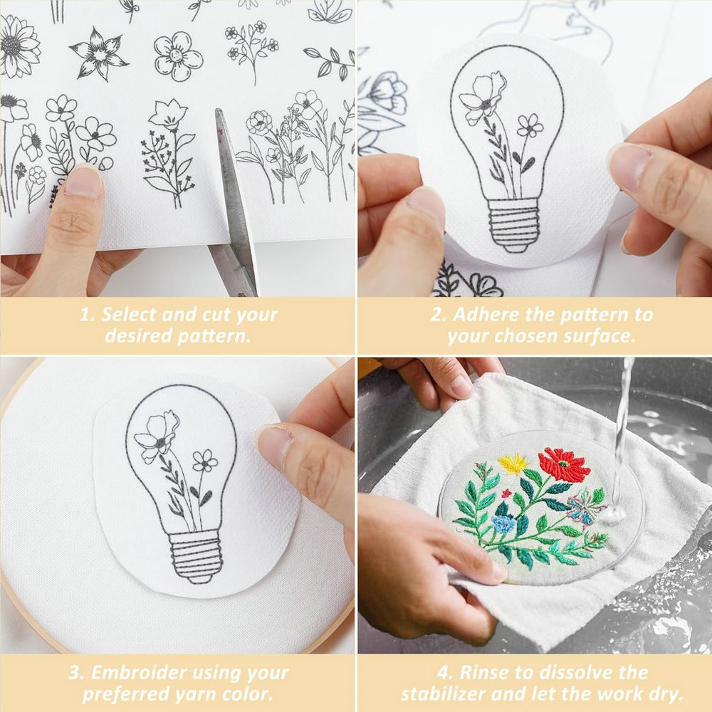 مثبتات أنماط التطريز القابلة ل - مراجعة Embroidery Design Patterns Flowers وسعره