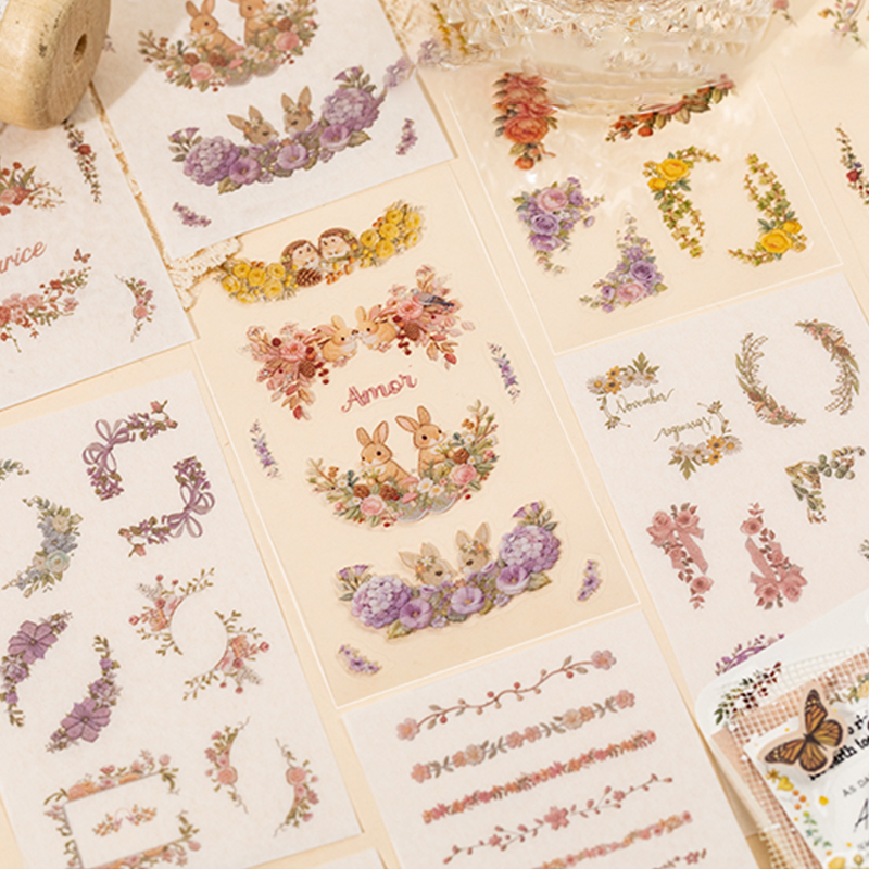 Mr.Paper 20 قطعة كتاب ملصقات م - مراجعة Embroidery Journal Book وسعره