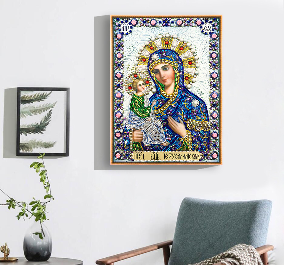 جديد 5d DIY ألواح تلوين حرفية  - مراجعة Embroidery Icon وسعره
