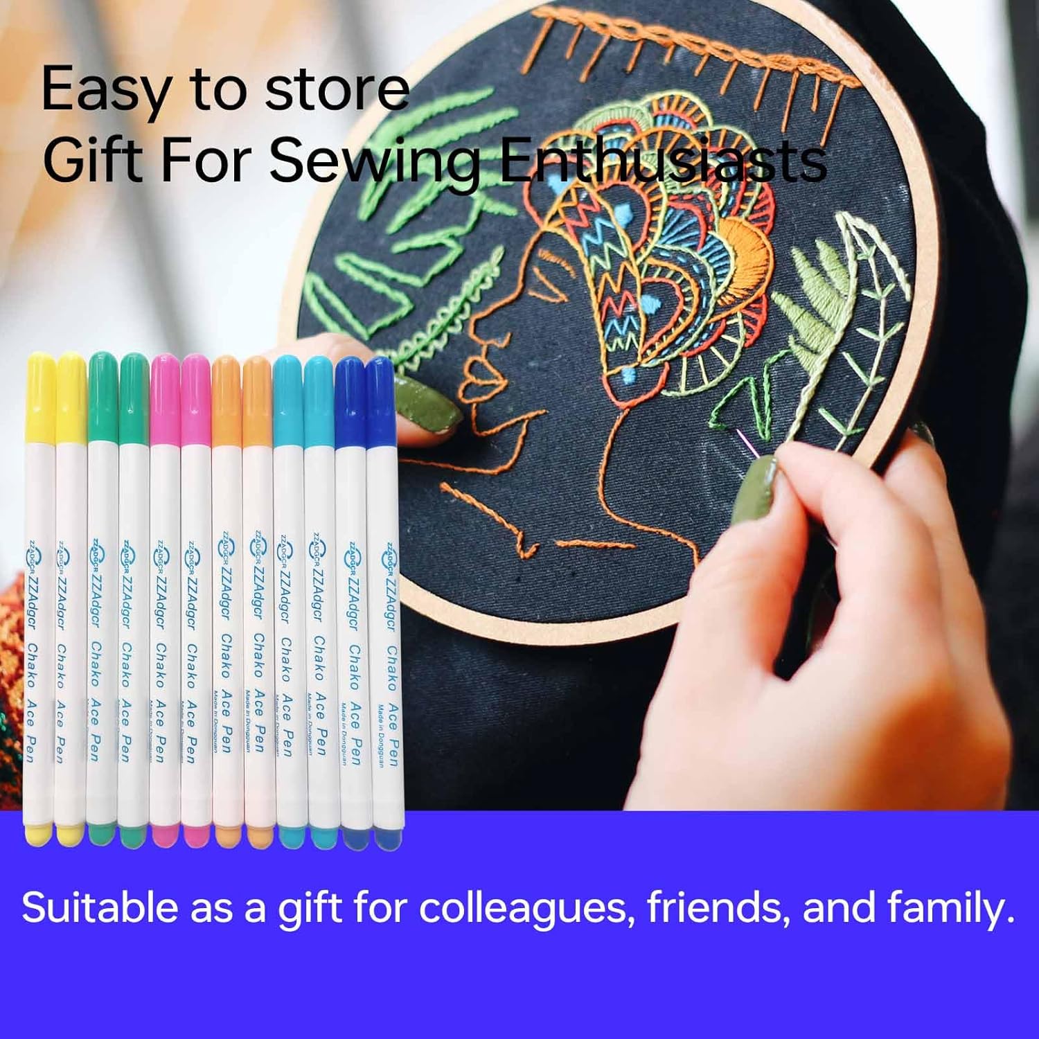 4 أقلام تحديد للأقمشة، أقلام خ - مراجعة Embroidery Web وسعره