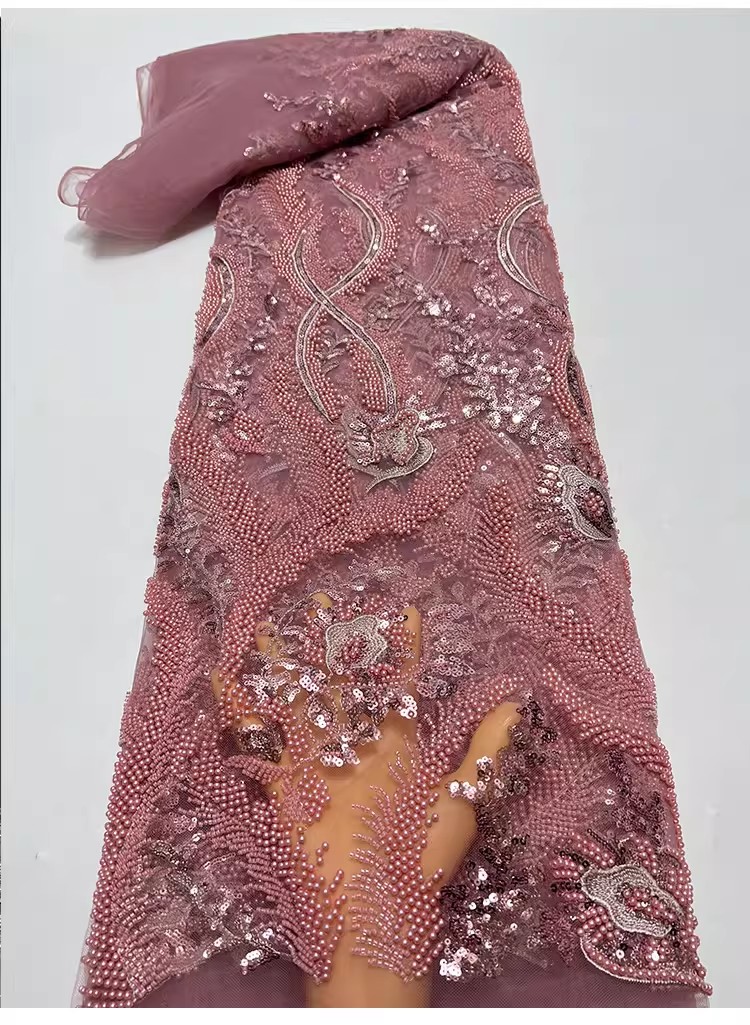 1 ياردة نسيج شاش عالي الجودة ل - مراجعة Embroidery Beads وسعره