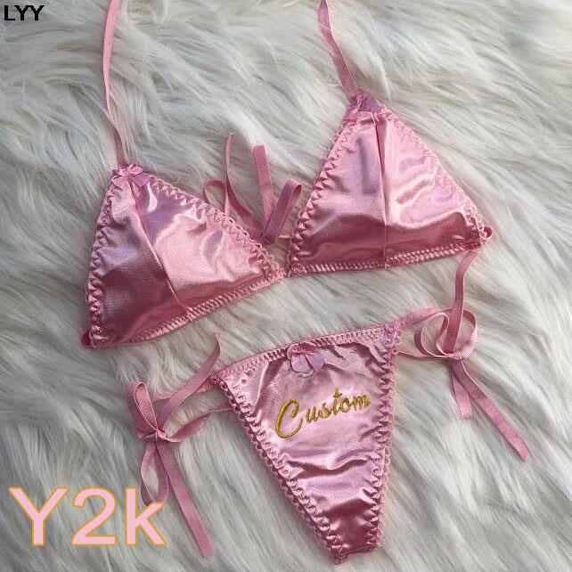 طقم حمالة صدر مثلثة وسروال داخ - مراجعة Embroidery Underwear وسعره