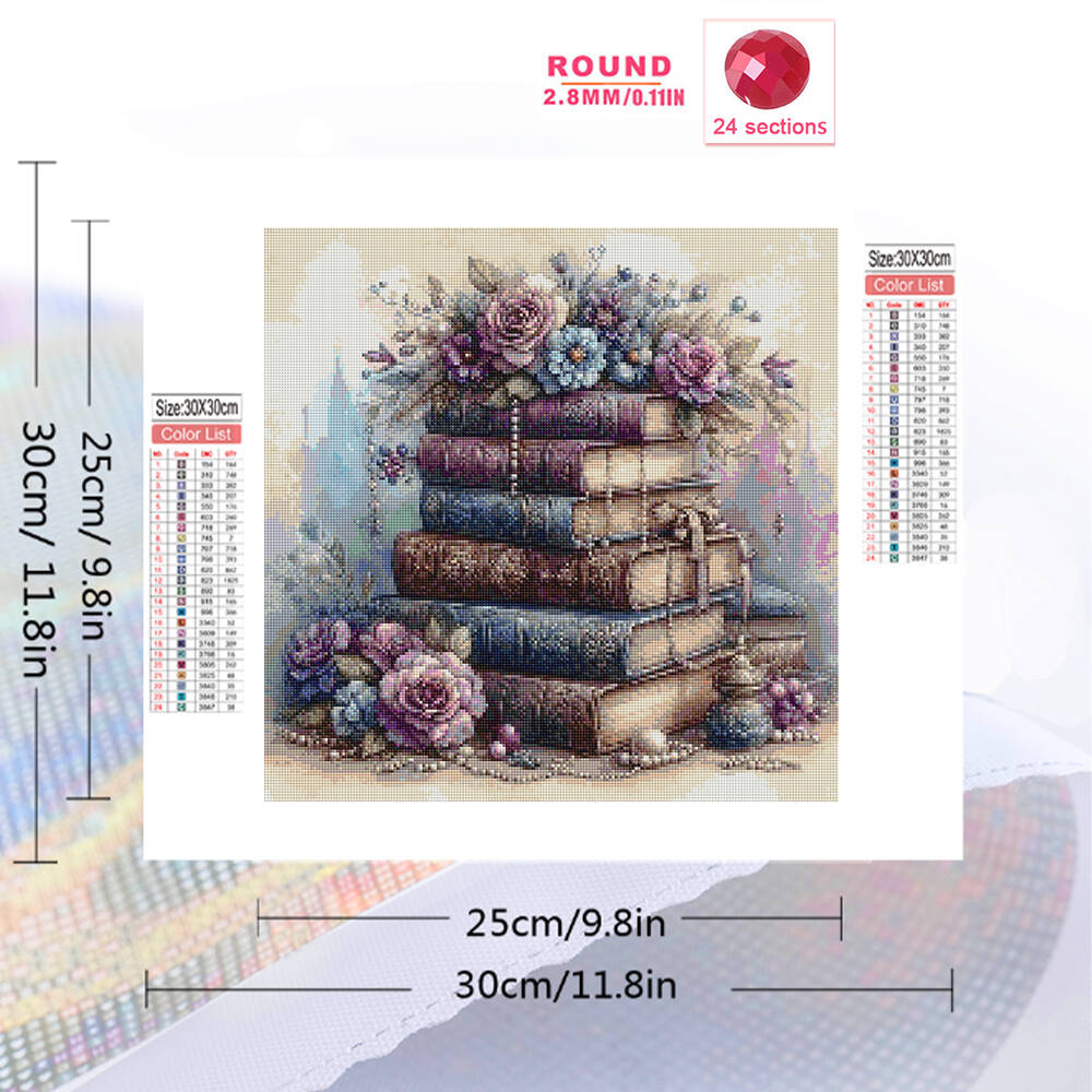 Evershine 5D DIY الماس اللوحة  - مراجعة Embroidery Journal Book وسعره