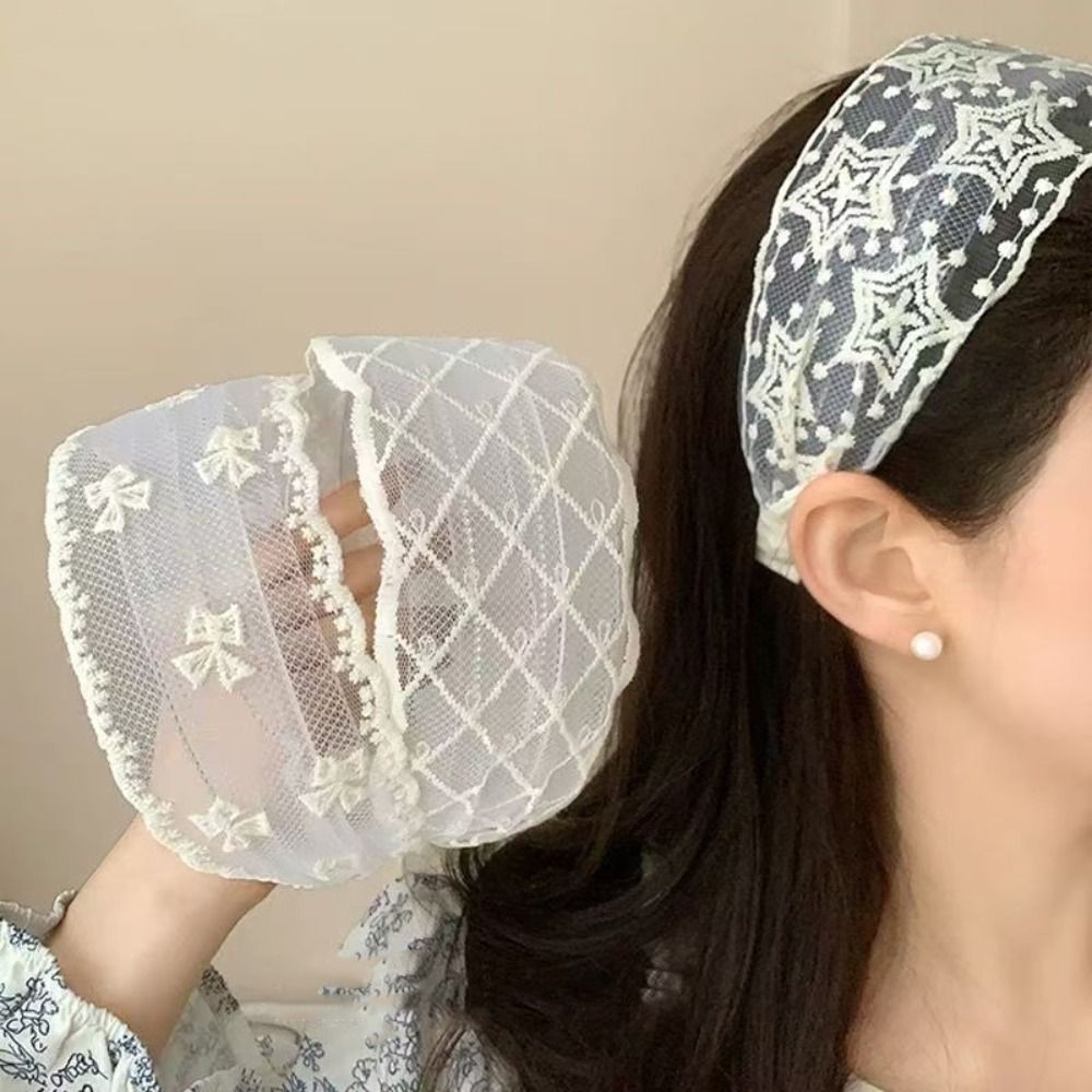 ربطة شعر بتصميم كوري أنيق، مطر - مراجعة Embroidery Hooping وسعره